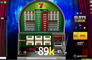 89k: A Experiência de Casino com Jogos de Mesa ao Vivo